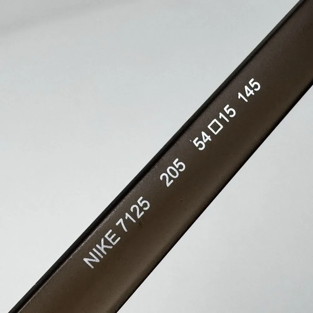 Nike 7125 205 Brown Eyeglass Frames 54-15-145